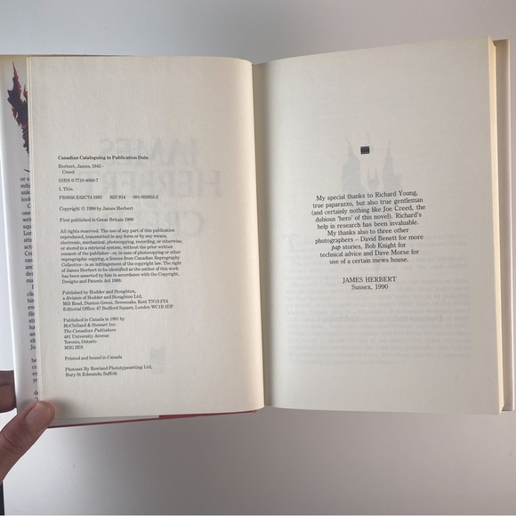 2/$30 -  Creed by James Herbert - Picture 9 of 13